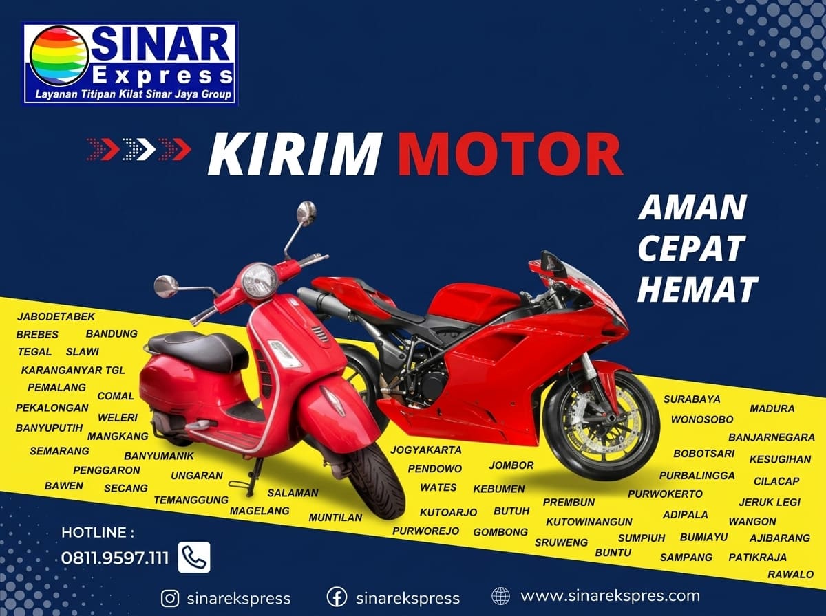 Pengiriman Paket Motor