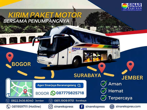 Kirim Motor Dengan Penumpangnya